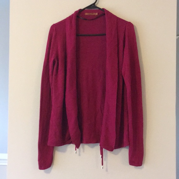 Belldini Sweaters - CARDIGAN SWEATER OPEN FRONT KNIT WOVEN LONG SLEEVE